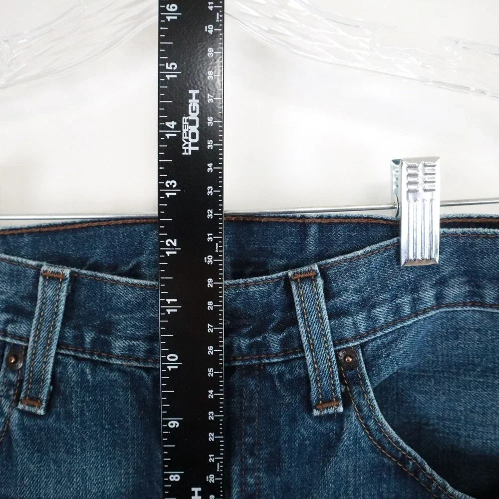 Levi's 527‎ Jeans Mens 32x30 Slim Bootcut 5-Pocket Cotton Denim Blue